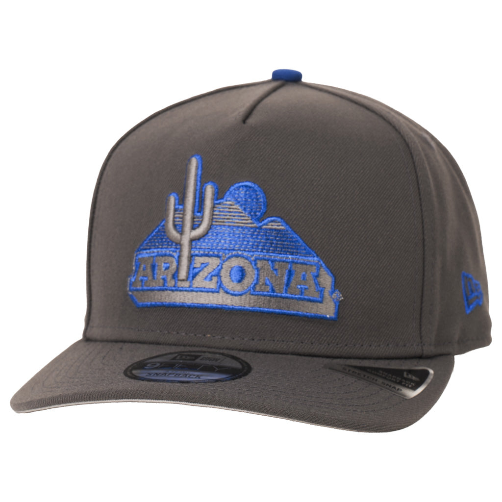 NCAA Arizona Wildcats New Era Azurite 9FIFTY A-Frame Snapback Hat - Graphite