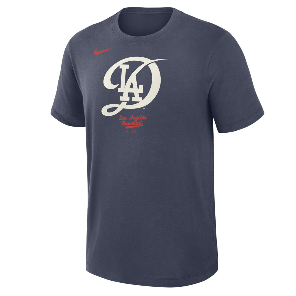 MLB Los Angeles Dodgers Nike City Connect Novelty Slub T-Shirt - Navy