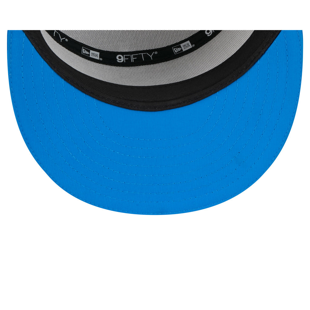 NFL Detroit Lions New Era 2025 Training 9FIFTY Split Panel Snapback Hat - White