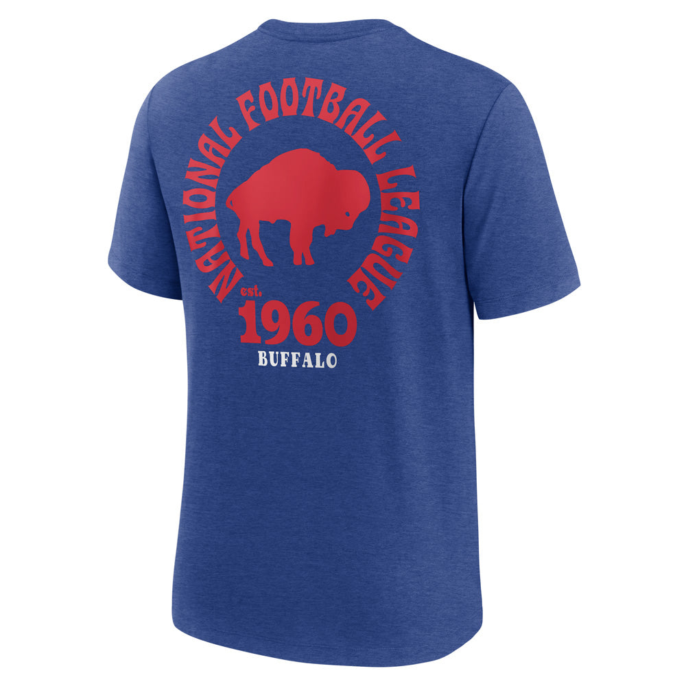 NFL Buffalo Bills Nike 2-Hit Tri-Blend T-Shirt - Navy