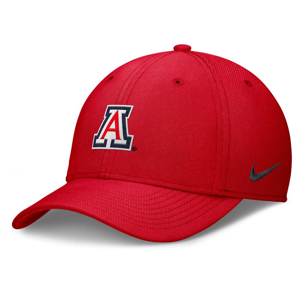 NCAA Arizona Wildcats Nike Primary Logo Swooshflex Fit Hat - Red
