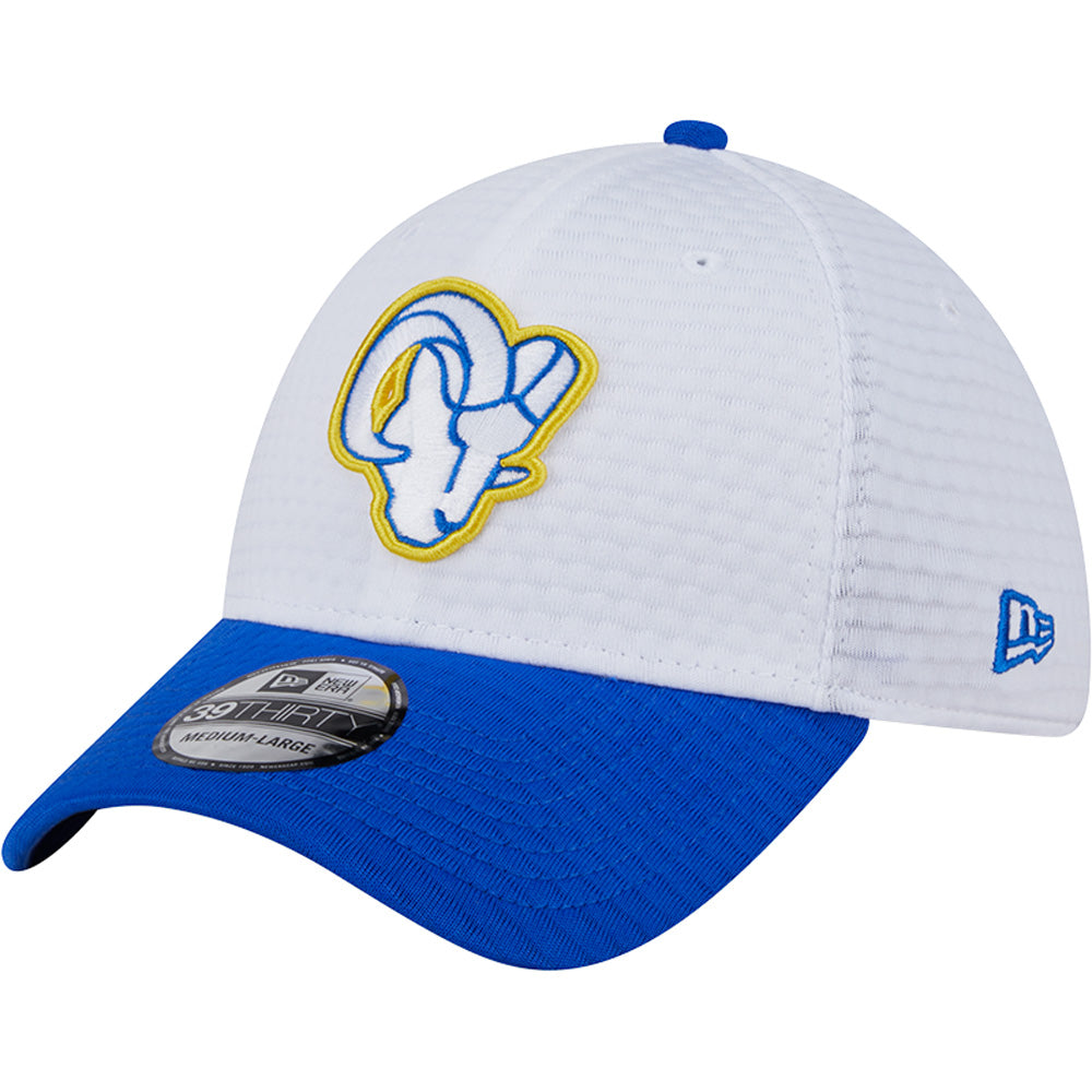 NFL Los Angeles Rams New Era 2024 Training 39THIRTY Flex Fit Hat - White