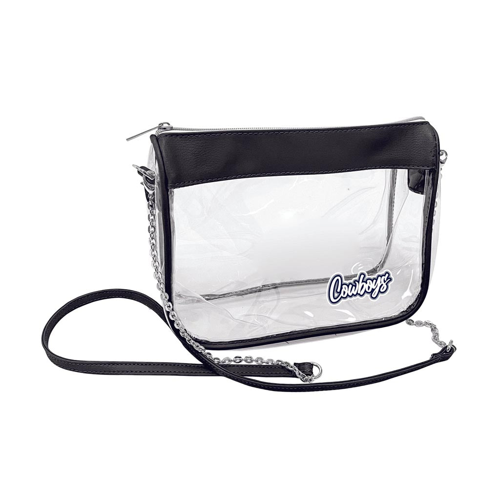 NFL Dallas Cowboys Logo Brands Hype Clear Bag - Black