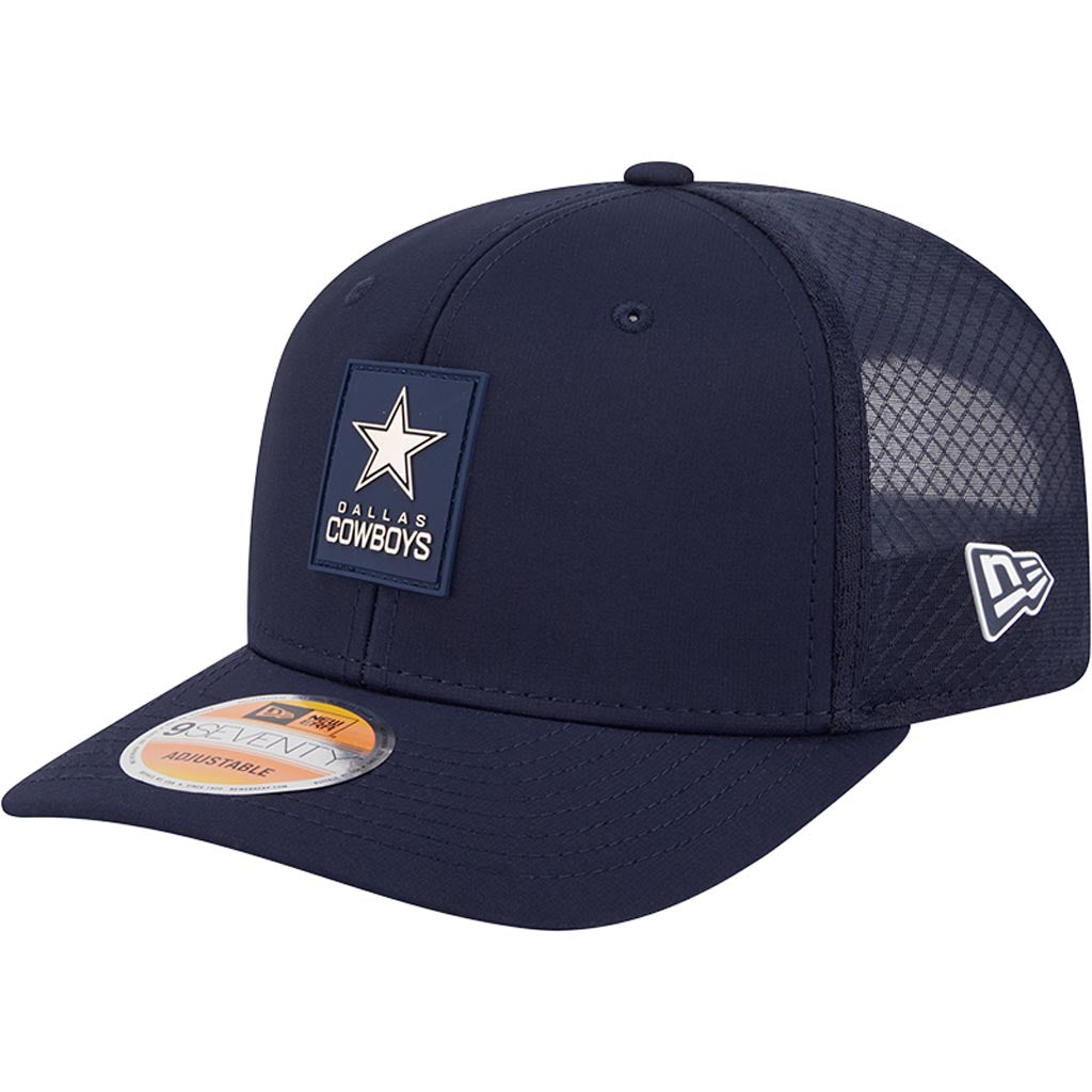 NFL Dallas Cowboys New Era 2025 Sideline 9SEVENTY Stretch-Snapback Hat - Navy