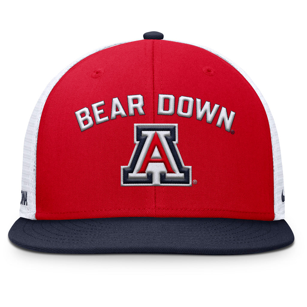 NCAA Arizona Wildcats Nike Bear Down Mesh Snapback - Red