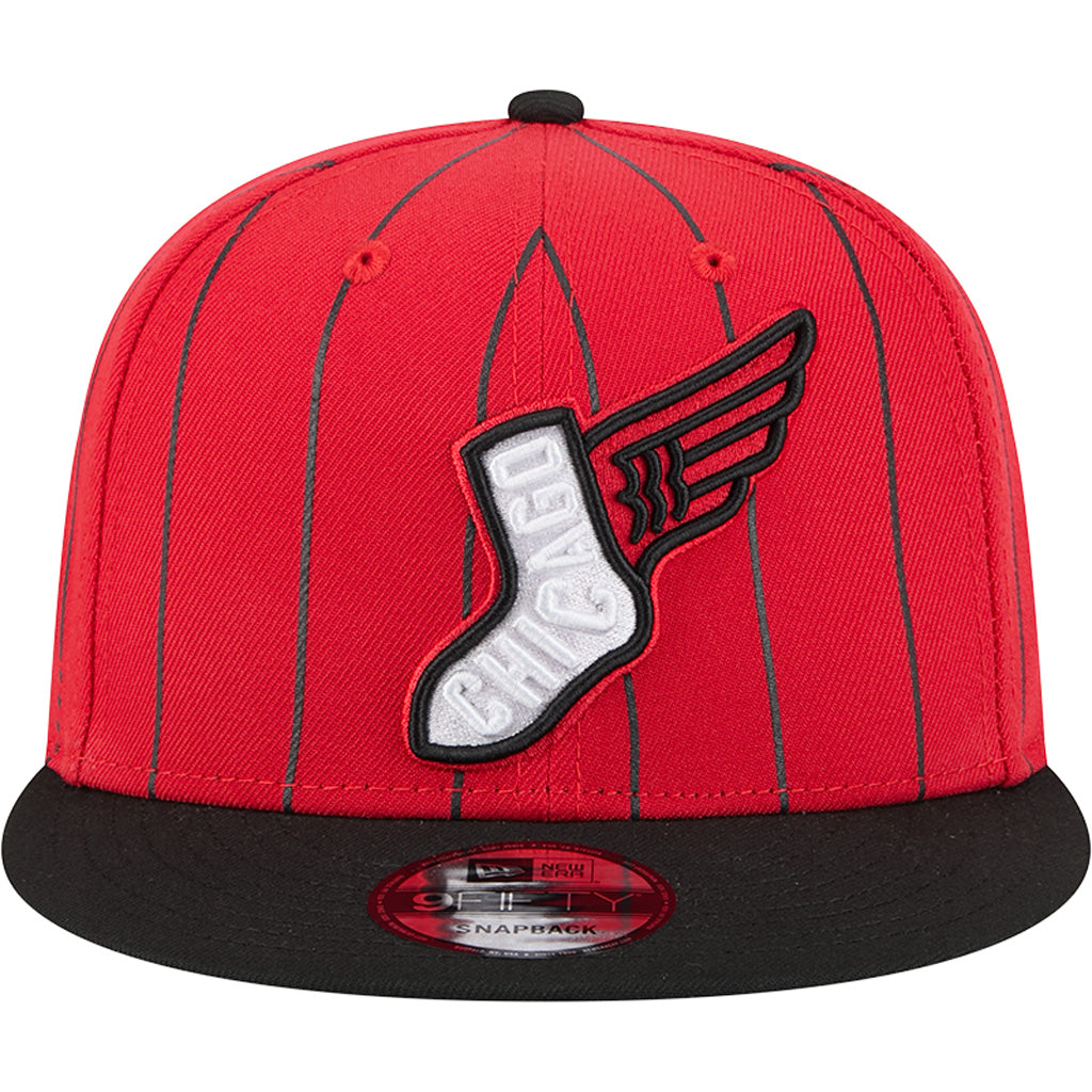 MLB Chicago White Sox New Era 2025 City Connect 9FIFTY Snapback Hat - Red