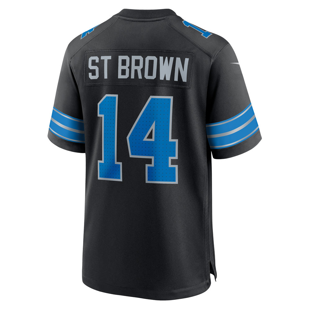 NFL Detroit Lions Amon-Ra St Brown Nike Alternate Game Jersey - Black