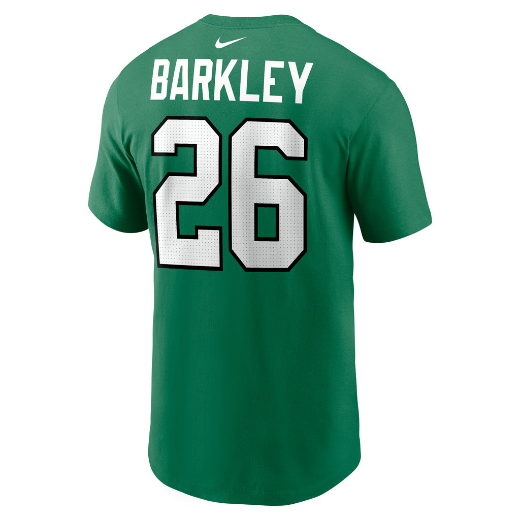 NFL Philadelphia Eagles Saquon Barkley Nike Name & Number T-Shirt - Green