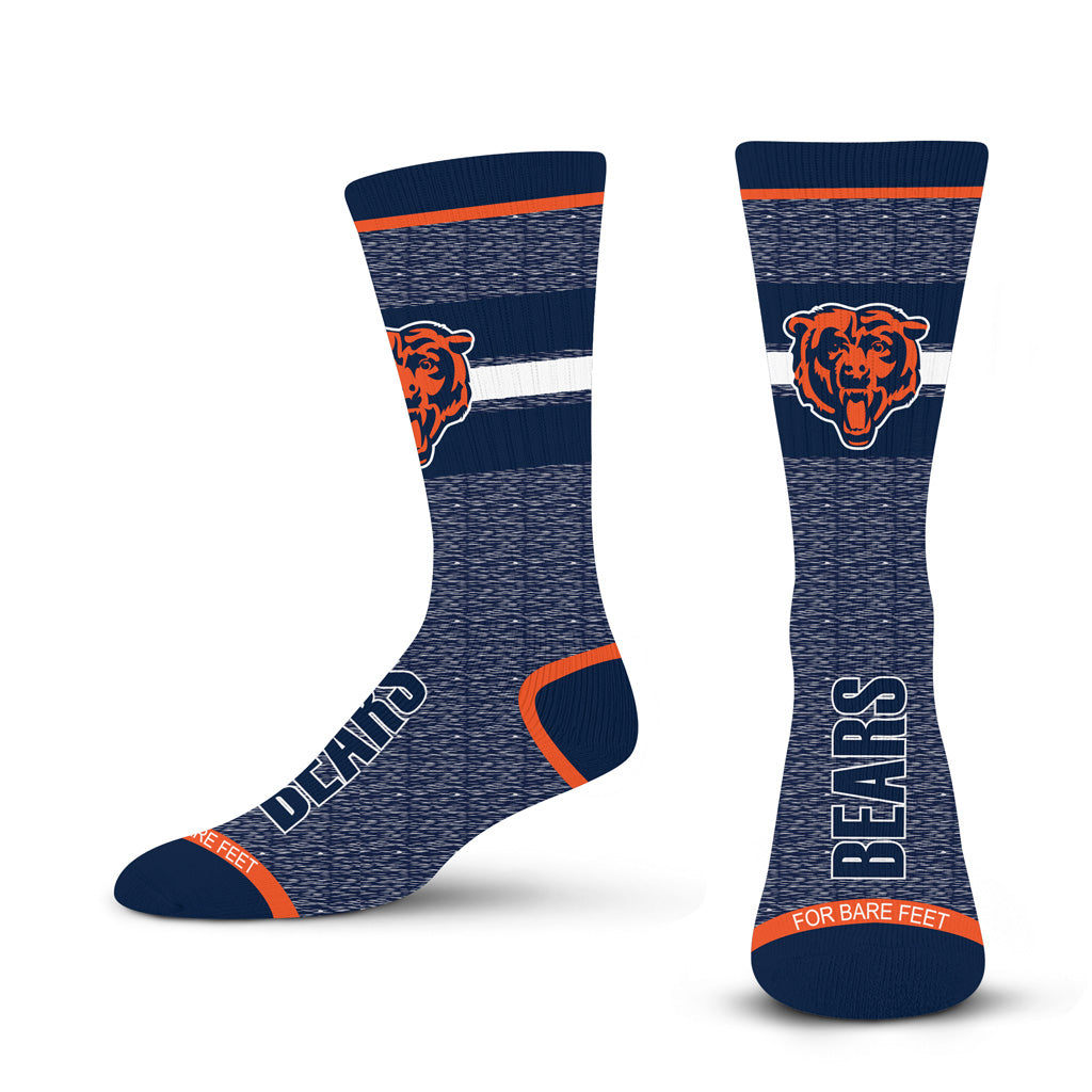 NFL Chicago Bears For Bare Feet Spotlight Socks - Navy