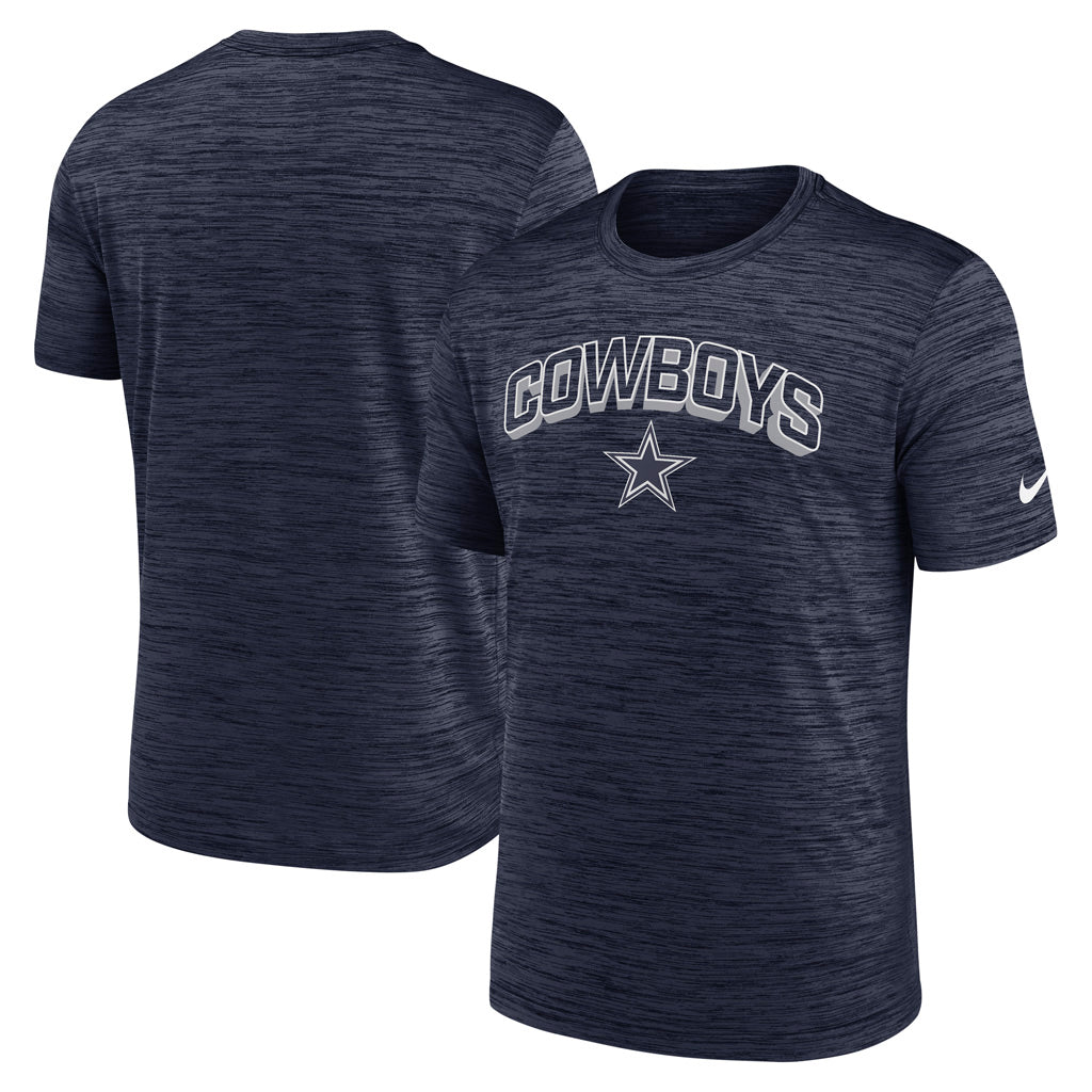 NFL Dallas Cowboys Nike Arch Velocity T-Shirt - Navy