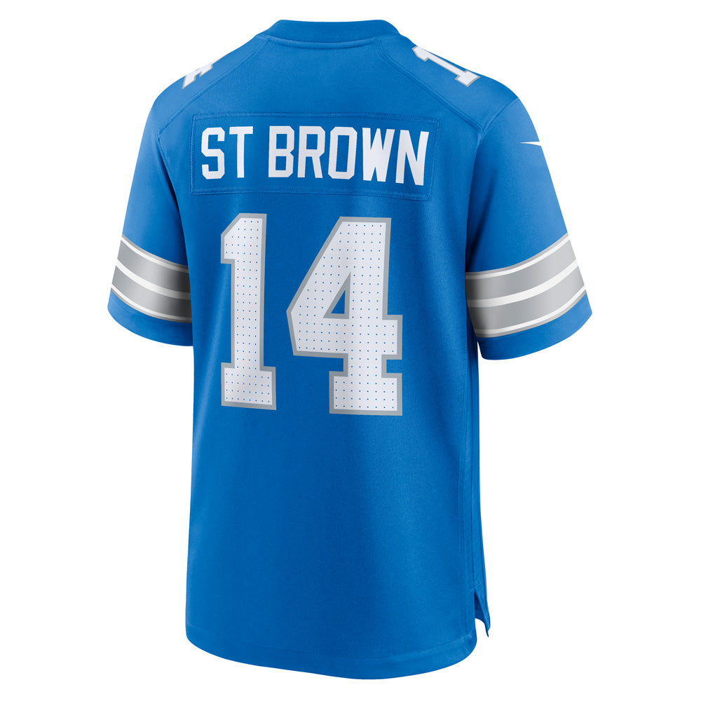 NFL Detroit Lions Amon-Ra St Brown Nike Home Game Jersey - Blue