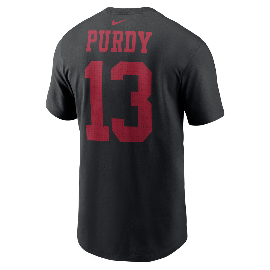 NFL San Francisco 49ers Brock Purdy Nike Name & Number T - Shirt -  Black