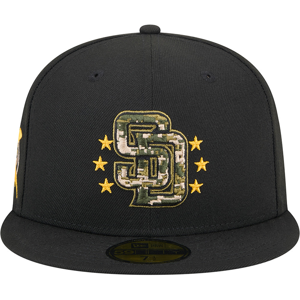 MLB San Diego Padres New Era 2024 Armed Forces On-Field 59FIFTY Fitted