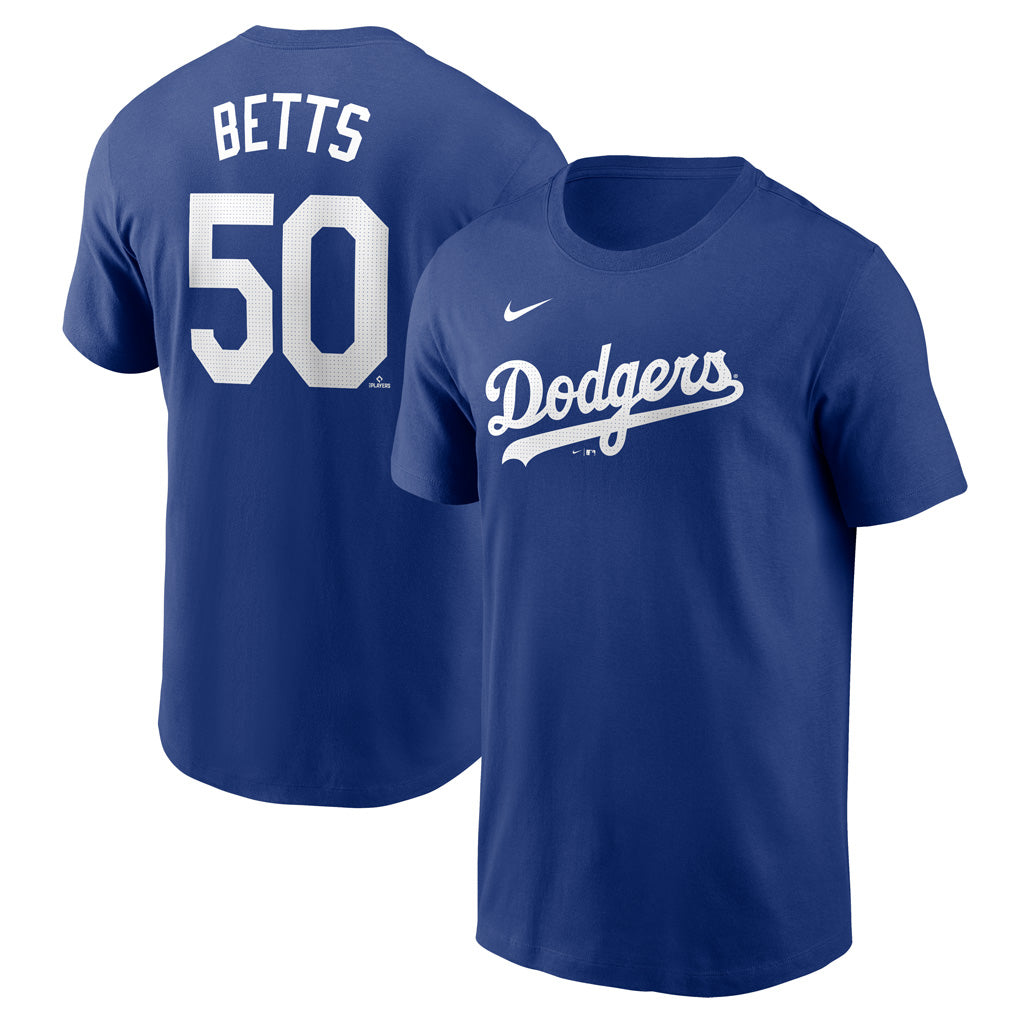 MLB Los Angeles Dodgers Mookie Betts Nike FUSE Alternate Name & Number T-Shirt - Blue