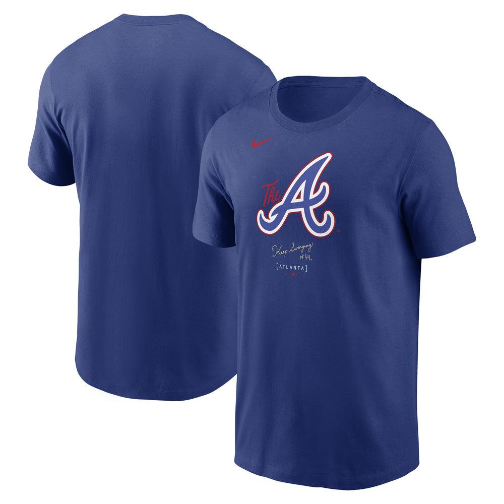 MLB Atlanta Braves Nike City Connect Logo Essential T-Shirt - Blue