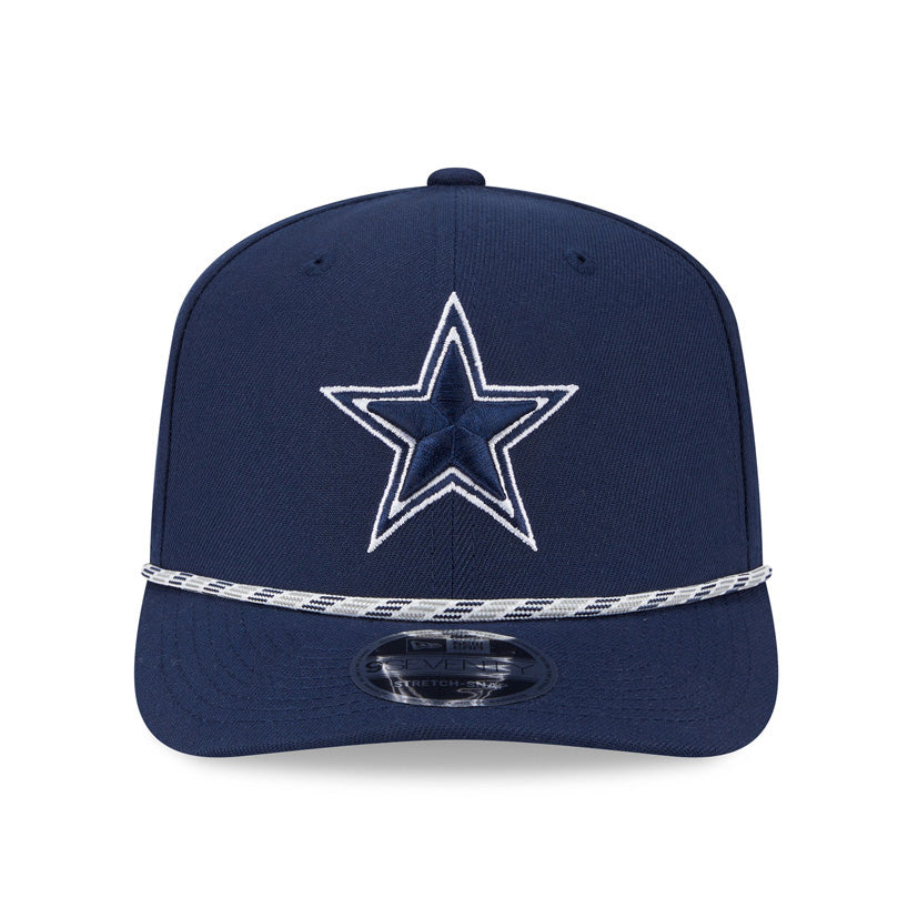 NFL Dallas Cowboys New Era Multicolor Rope 9SEVENTY Stretch-Snapback Hat - Navy