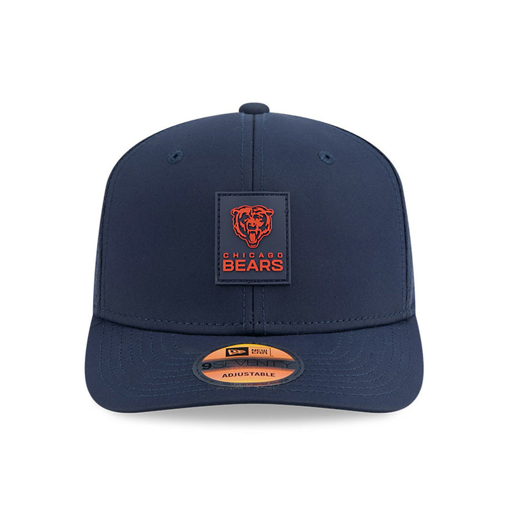 NFL Chicago Bears New Era 2025 Sideline 9SEVENTY Stretch-Snapback Hat - Navy