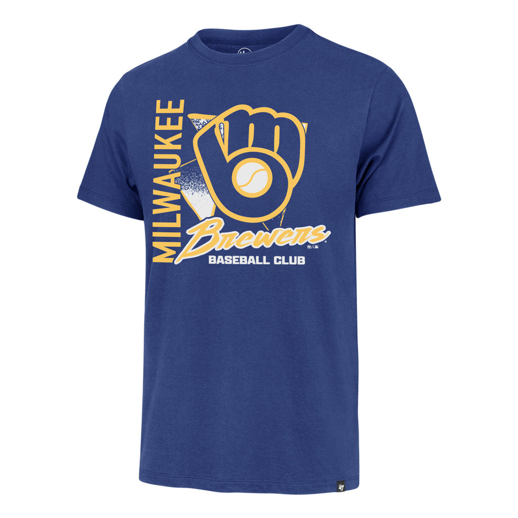 MLB Milwaukee Brewers '47 Side Arm Franklin T-Shirt - Blue