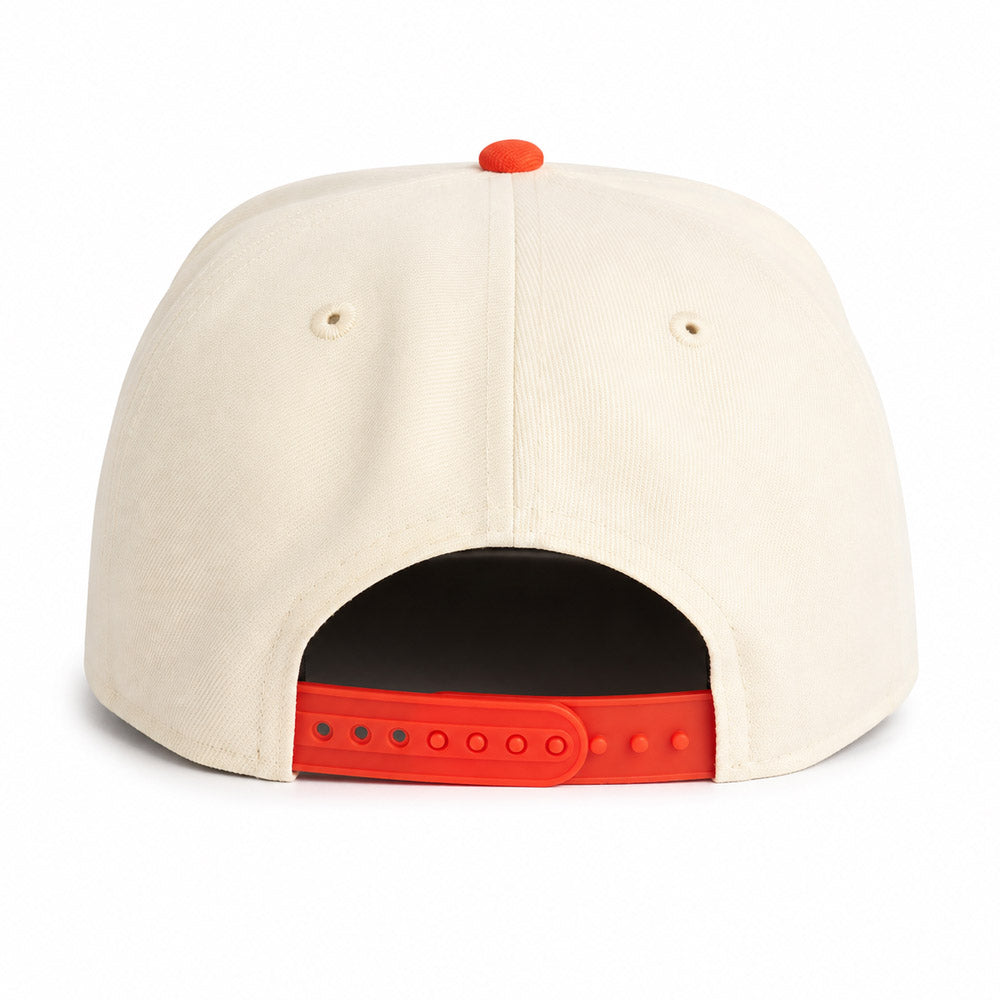 MLB Houston Astros New Era Two-Tone Summer Flower 9FIFTY A-Frame Snapback Hat - Cream