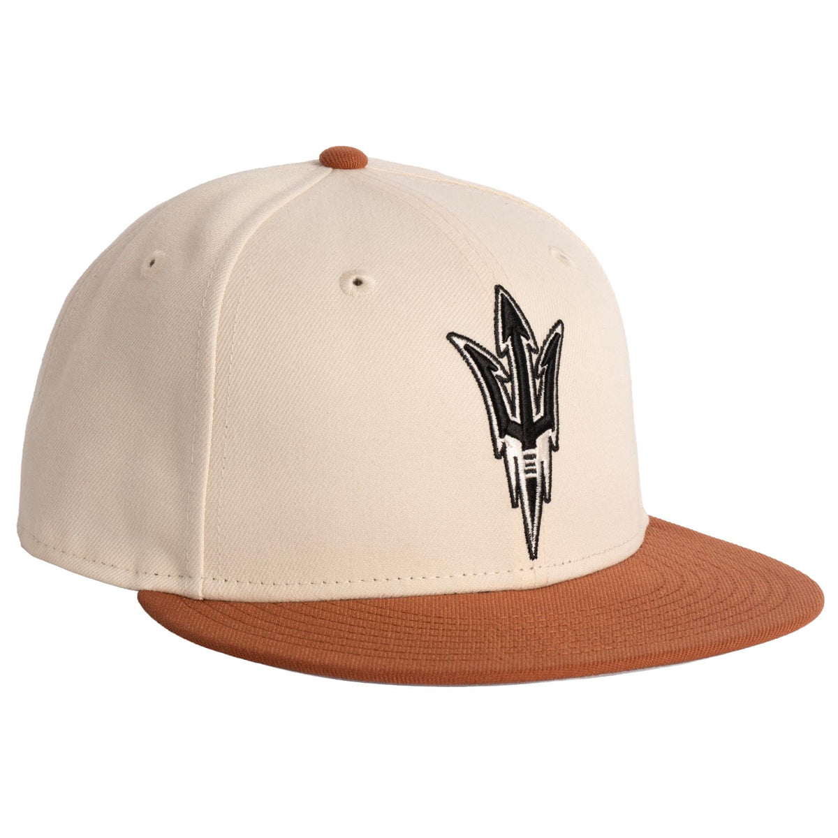 NCAA Arizona State Sun Devils New Era Fieldstone 9FIFTY Snapback Hat- Light Cream