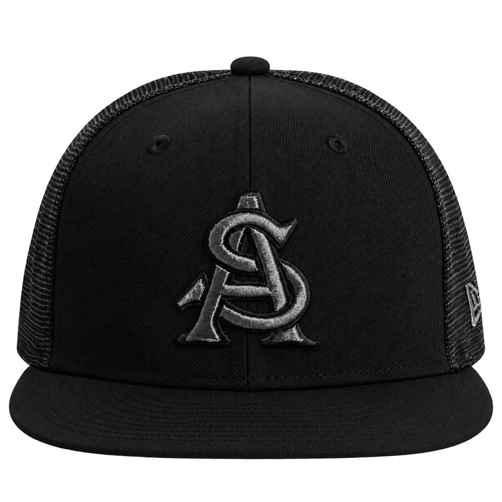 NCAA Arizona State Sun Devils New Era AS Black Pearl 9FIFTY Snapback Hat- Black