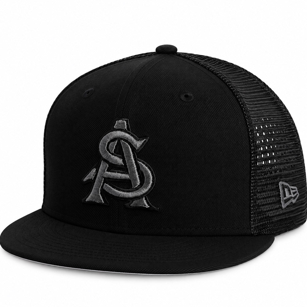NCAA Arizona State Sun Devils New Era AS Black Pearl 9FIFTY Snapback Hat- Black