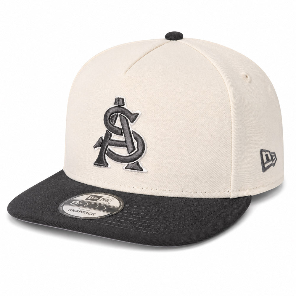 NCAA Arizona State Sun Devils New Era Gridiron Chrome 9FIFTY A-Frame- Cream