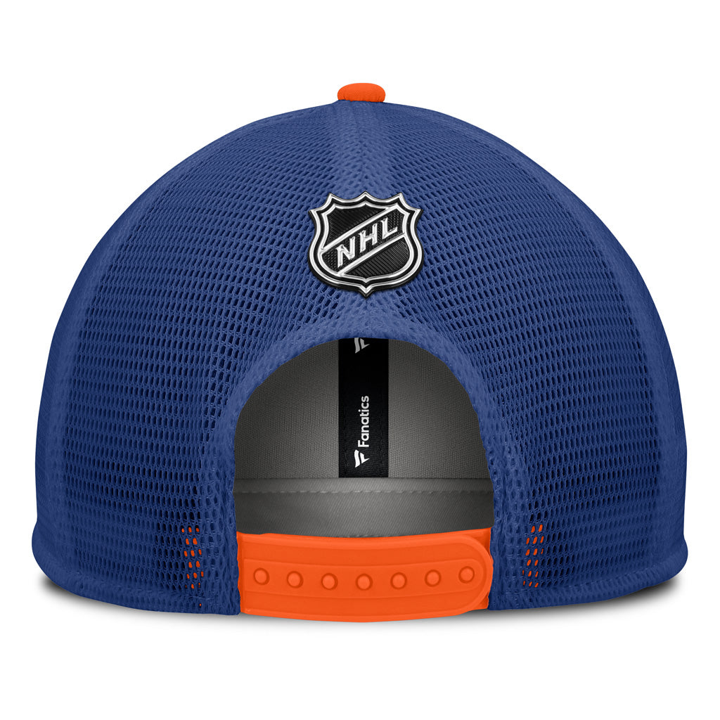 NHL Edmonton Oilers Fanatics Hometown Foam Snapack Hat - Navy