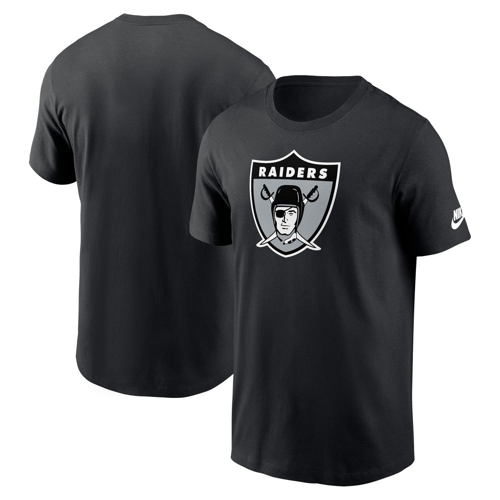 NFL Las Vegas Raiders Nike Rewind Essential T-Shirt - Black