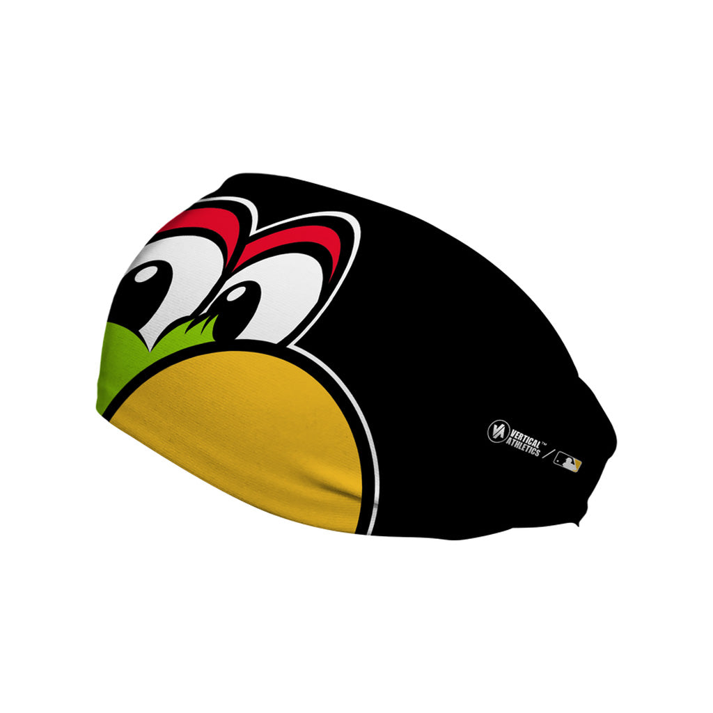 MLB Pittsburgh Pirates Vertical Athletics Mascot Stare Headband - Black
