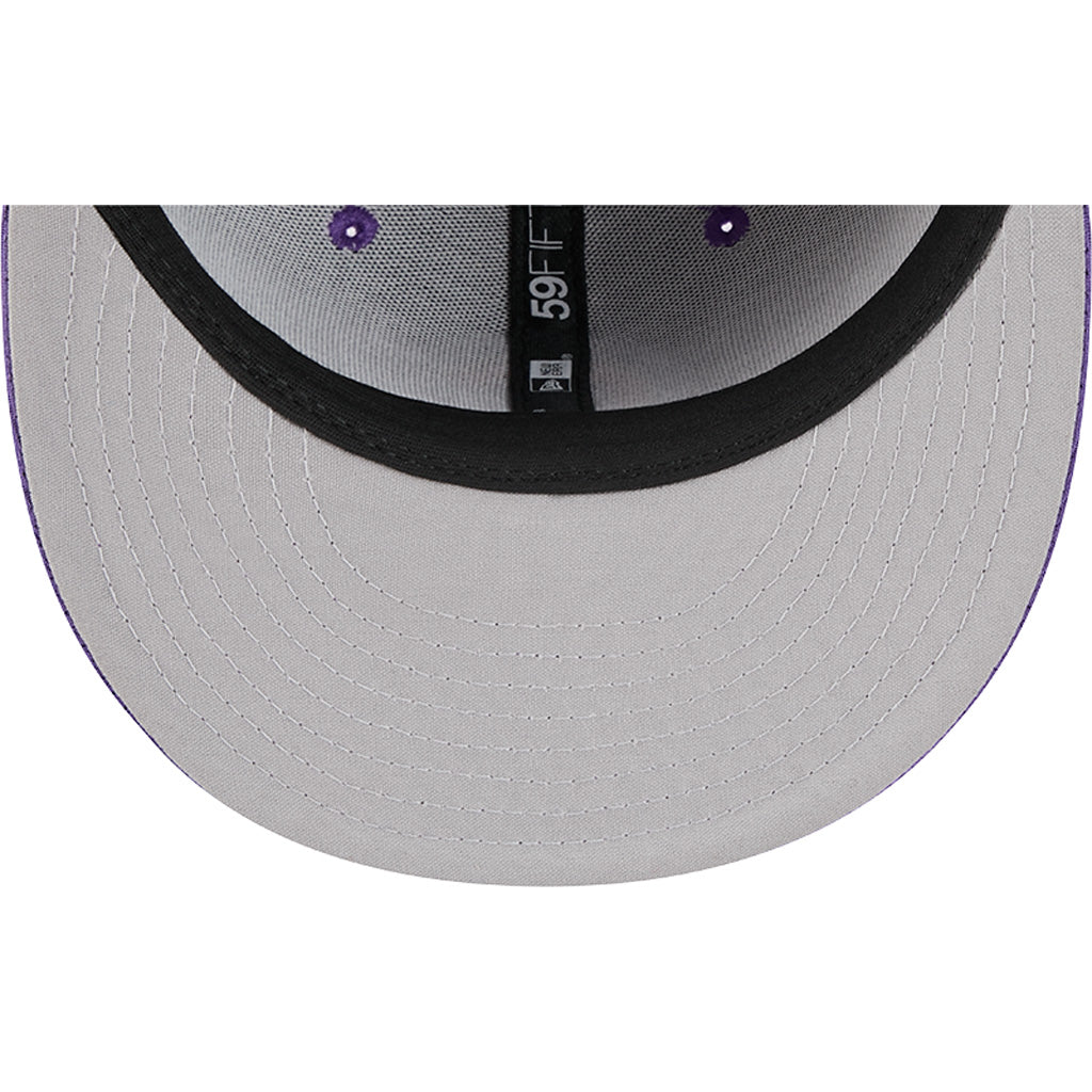 MLB Colorado Rockies New Era 2025 City Connect Batting Practice 59FIFTY Fitted Hat - Purple