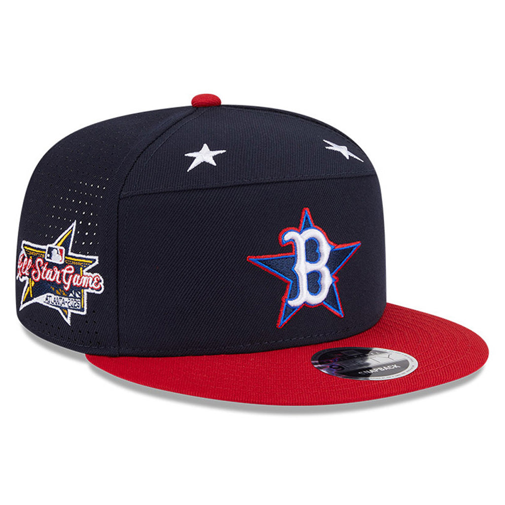 MLB Boston Red Sox New Era 2025 All Star Game Workout 9FIFTY Split Panel Snapback Hat - Navy