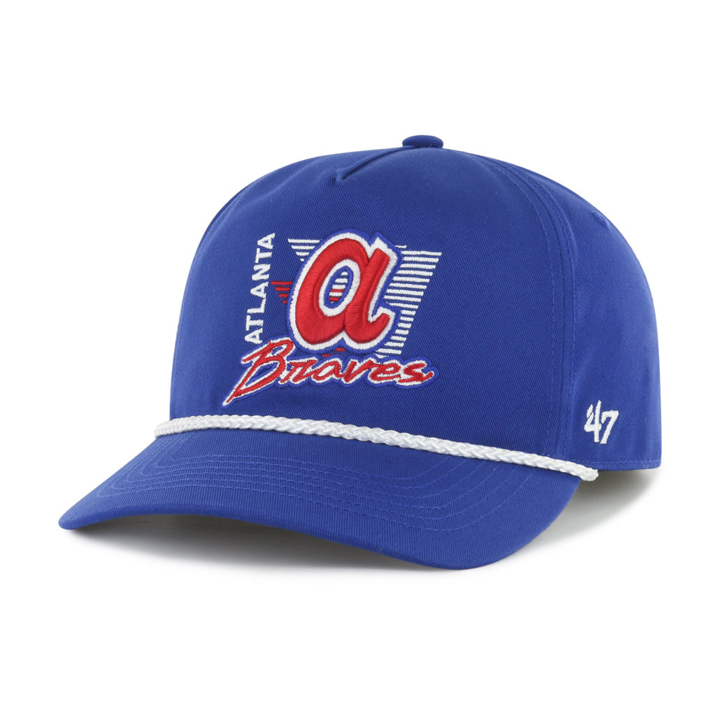 MLB Atlanta Braves '47 Splint Hitch Snapback Hat - Blue