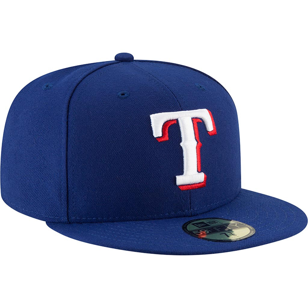 MLB Texas Rangers New Era Authentic Collection Home On-Field 59FIFTY Fitted Hat - Blue