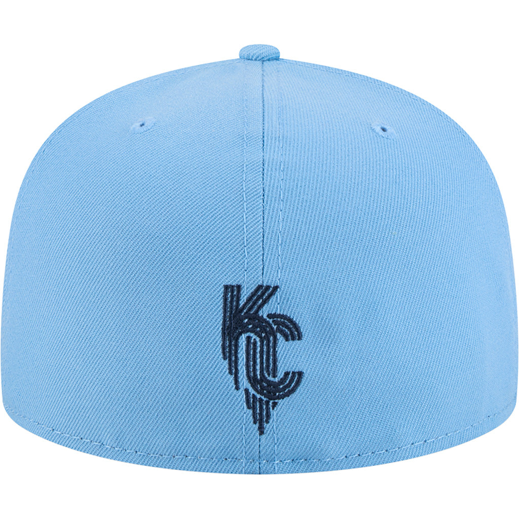 MLB Kansas City Royals New Era City Connect Fan Pack 59FIFTY Fitted Hat - Blue