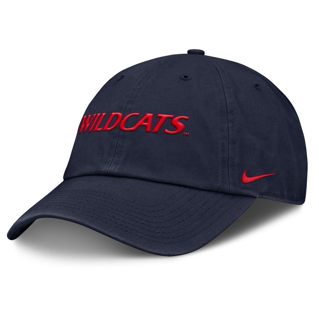 NCAA Arizona Wildcats Nike Wildcat Script Adjustable Slouch Hat - Navy