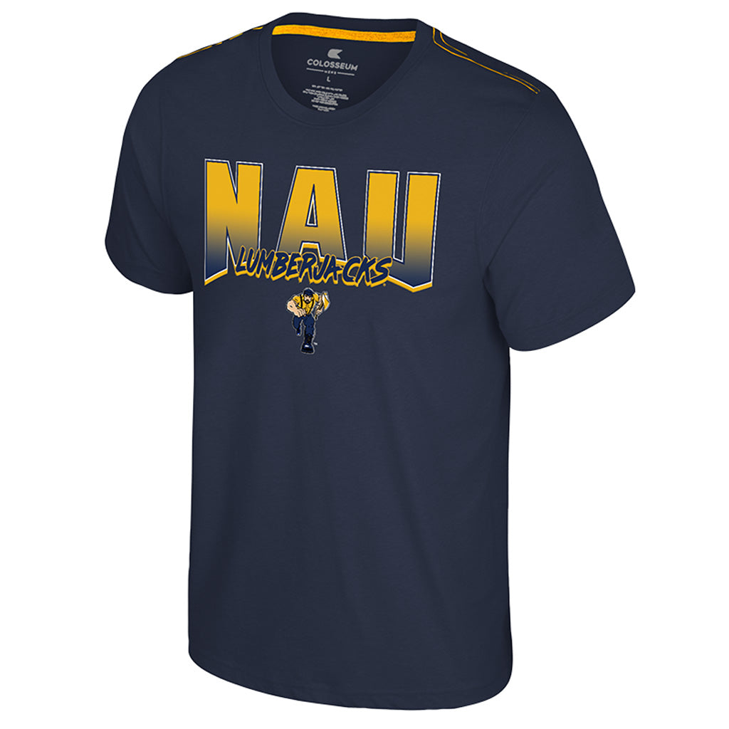 NCAA Northern Arizona Lumberjacks Colosseum Manhattan Project T-Shirt - Navy
