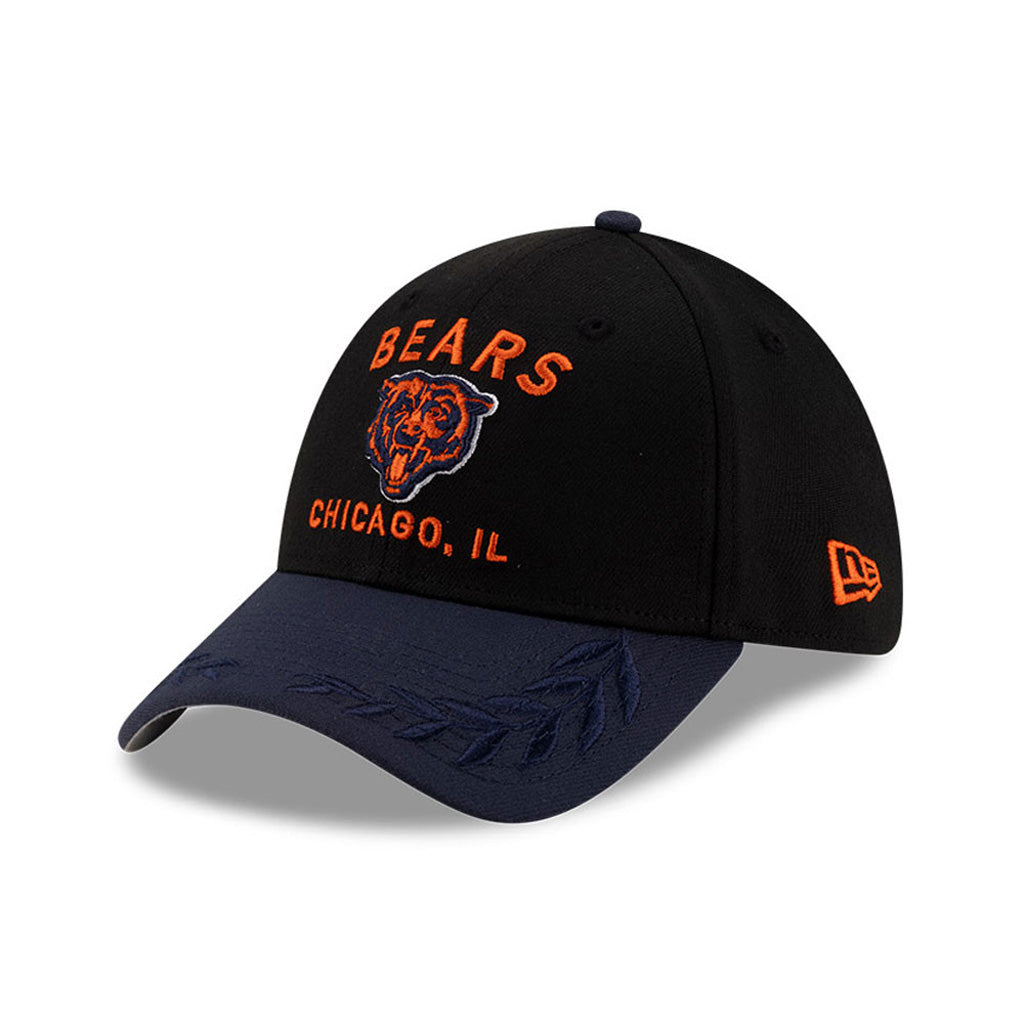 NFL Chicago Bears New Era 2025 Draft 39THIRTY Flex Fit Hat - Black