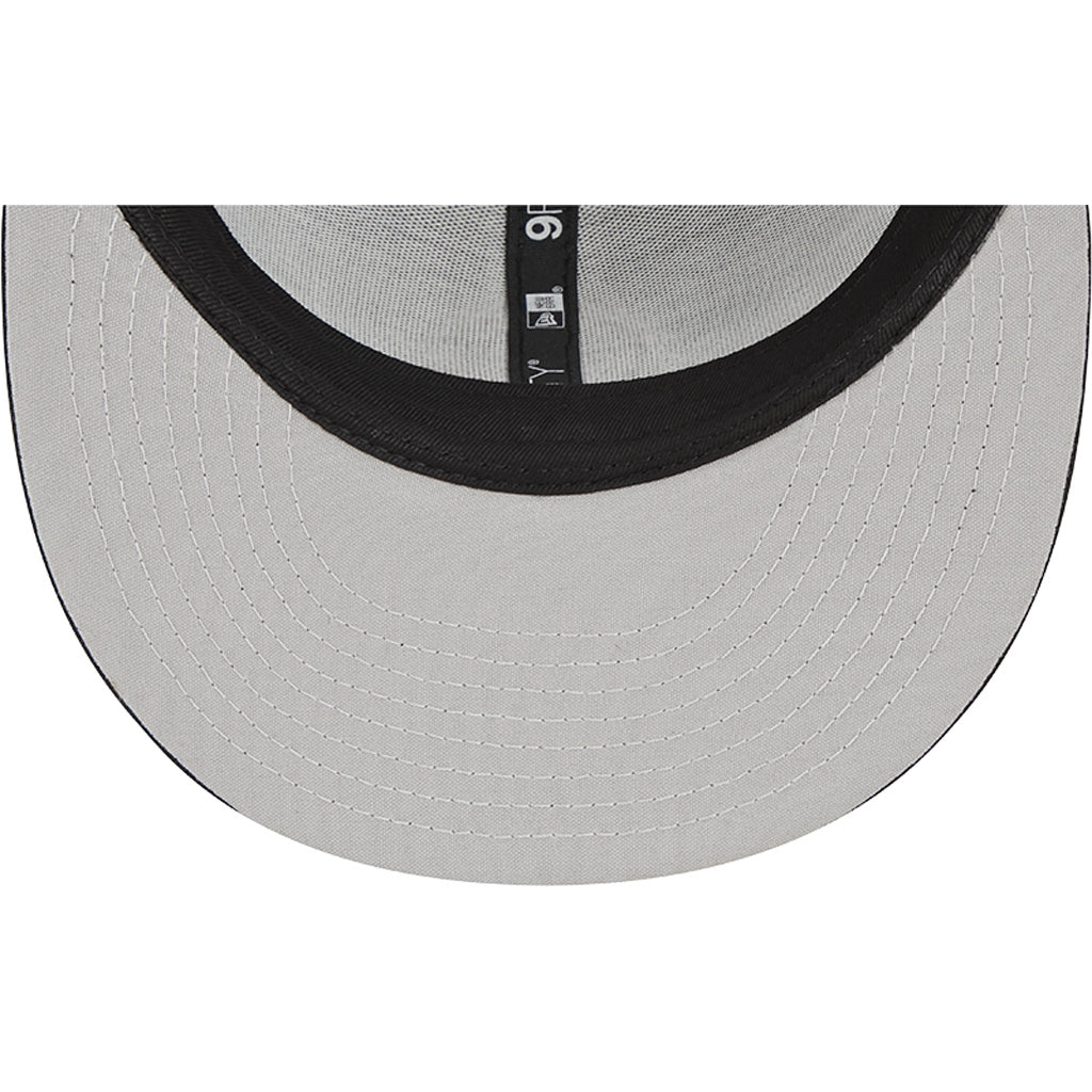 MLB Chicago Cubs New Era Black & White 9FIFTY Snapback Trucker Hat - Black