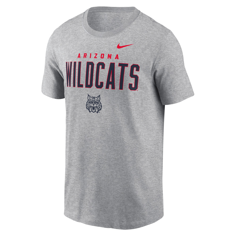 NCAA Arizona Wildcats Nike 2-Hit Wildcats T-Shirt - Gray