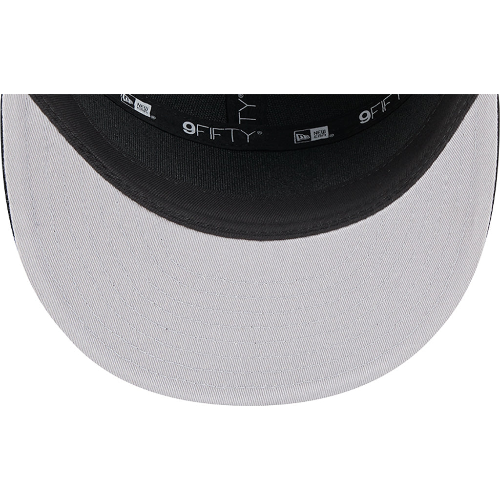 NFL Las Vegas Raiders Cotton Canvas 9FIFTY Split Panel Snapback Hat - Black