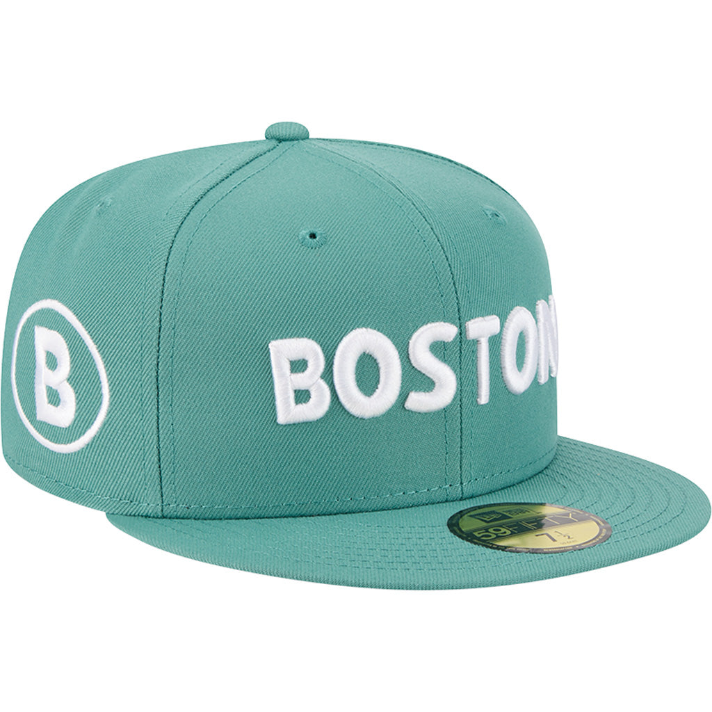 MLB Boston Red Sox New Era 2025 City Connect Fan Pack 59FIFTY Fitted Hat - Green