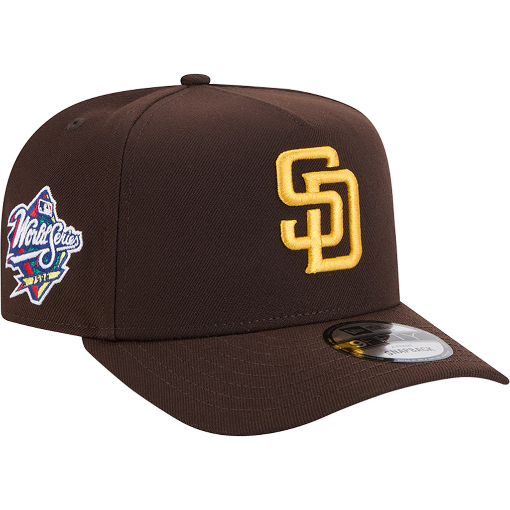 MLB San Diego Padres New Era OTC 9FIFTY A-Frame Hat - Brown