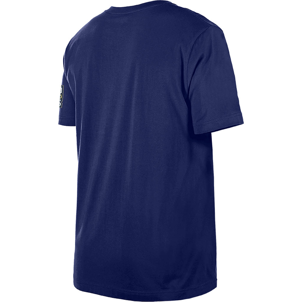 MLB Los Angeles Dodgers New Era Chenille Patch T-Shirt - Blue