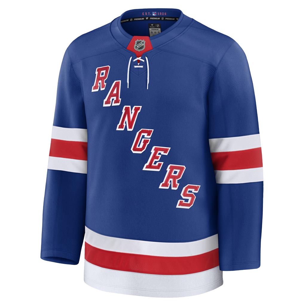 NHL New York Rangers Fanatics Home Premium Jersey - Blue