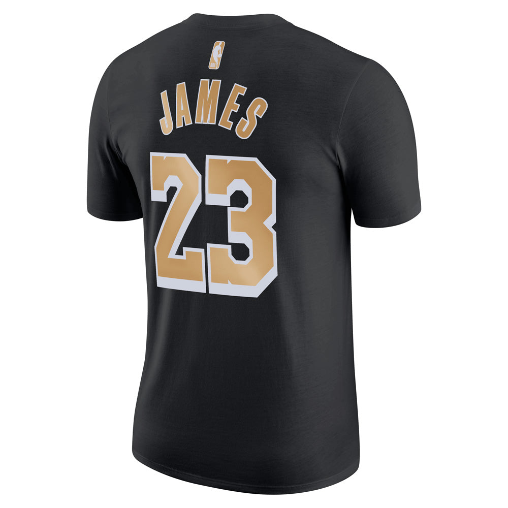 NBA Los Angeles Lakers LeBron James Nike 2024 Select Name &amp; Number Tee