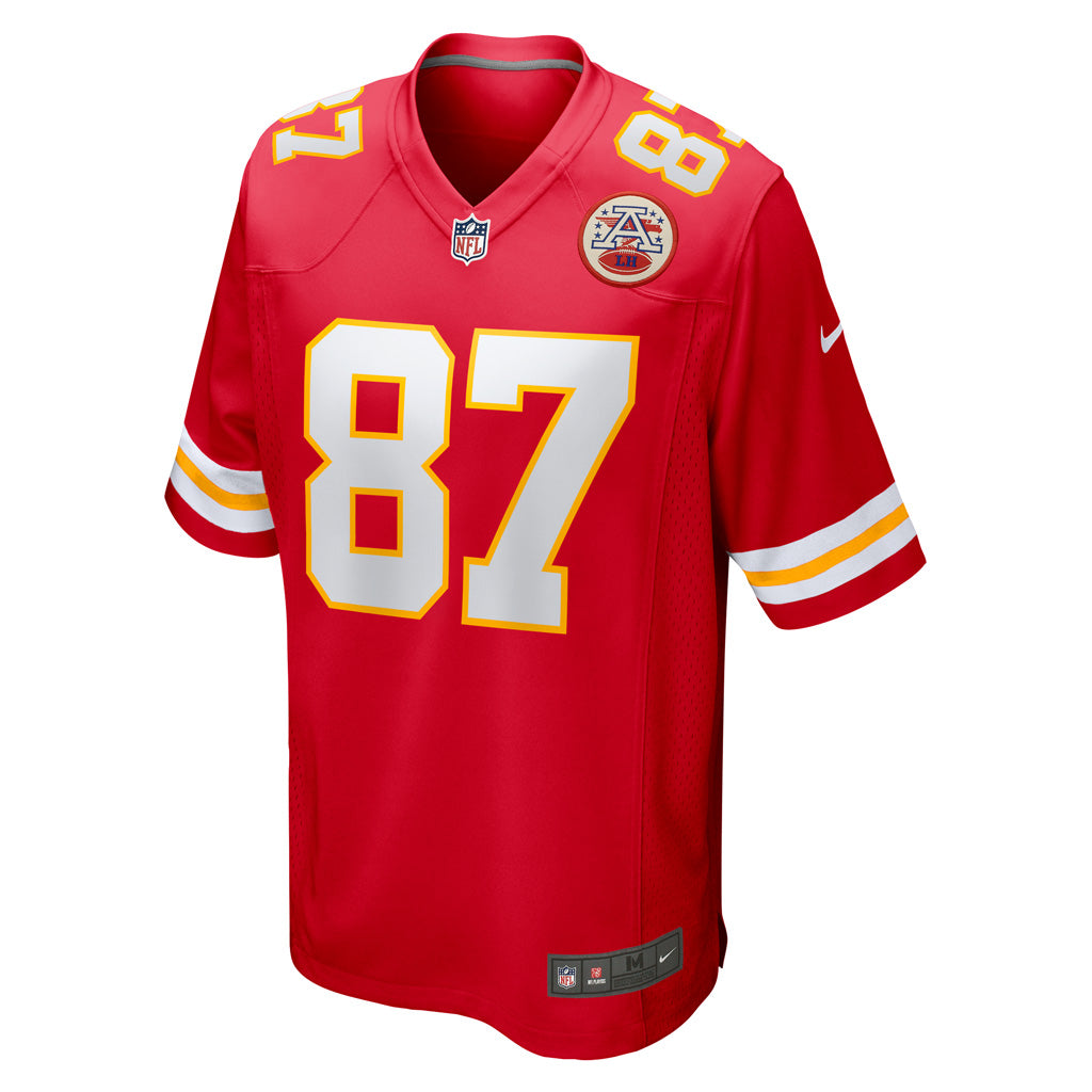 NFL Kansas City Chiefs Travis Kelce Nike Home Game Jersey - Red