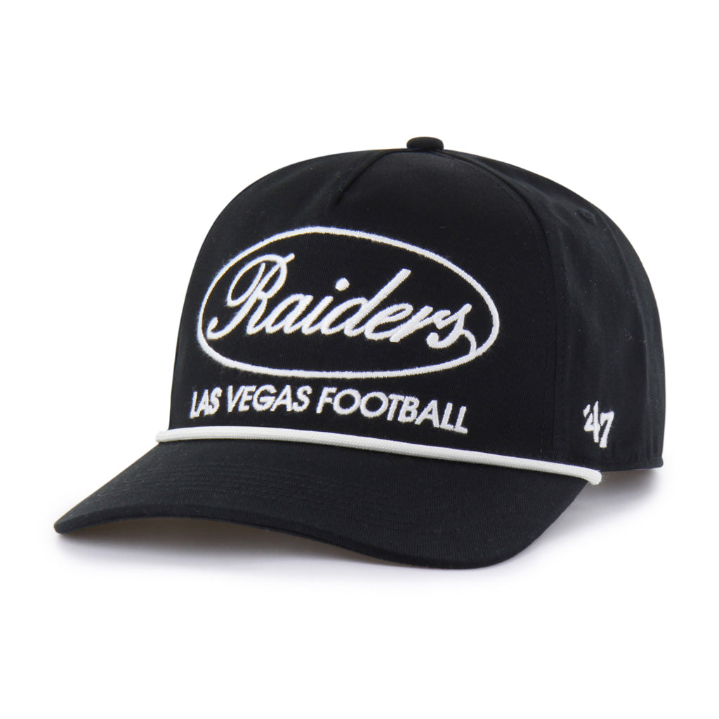NFL Las Vegas Raiders '47 Foundational Hitch Snapback Hat - Black
