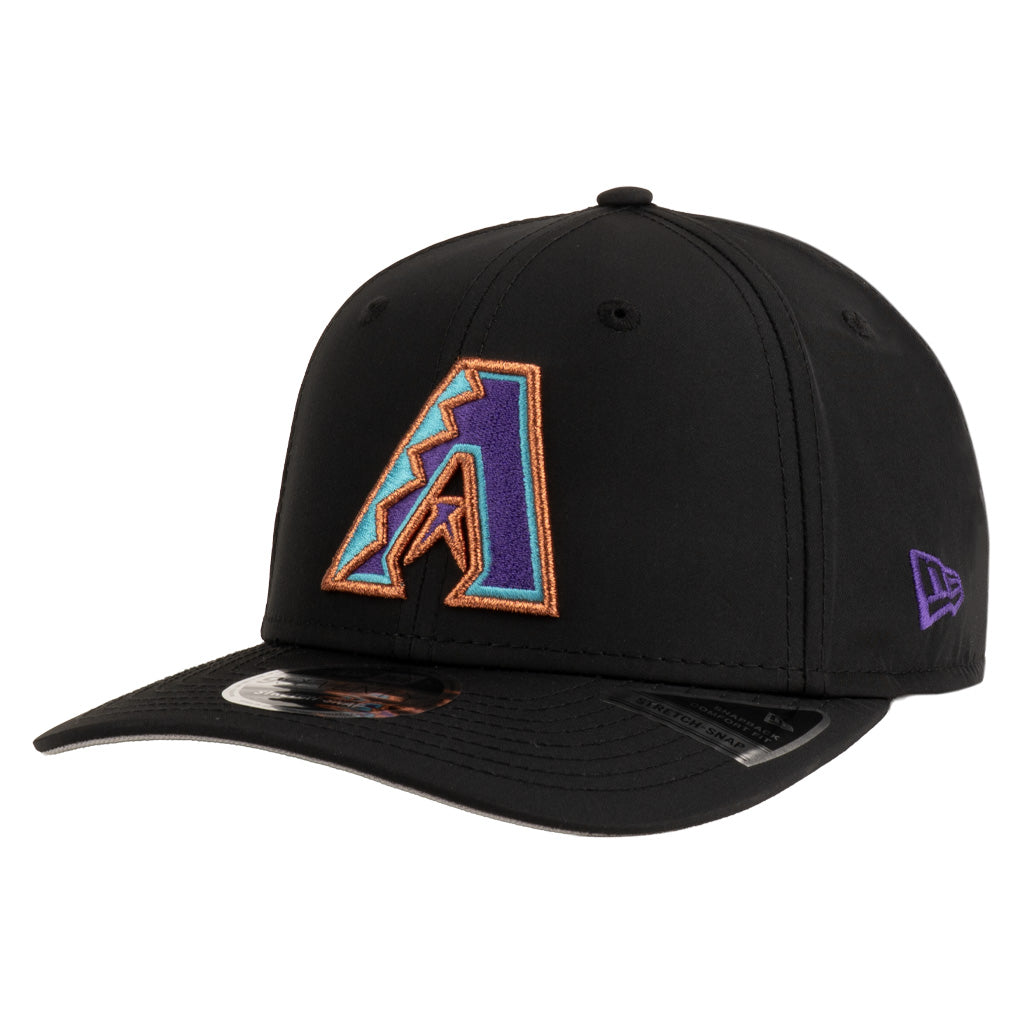 MLB Arizona Diamondbacks New Era City Connect Primary Logo 9SEVENTY Stretch-Snapback Hat - Black