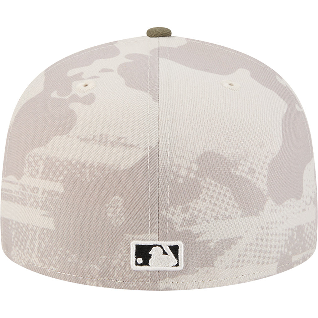 MLB Chicago Cubs New Era 2025 Armed Forces Day 59FIFTY Fitted Hat - Stone